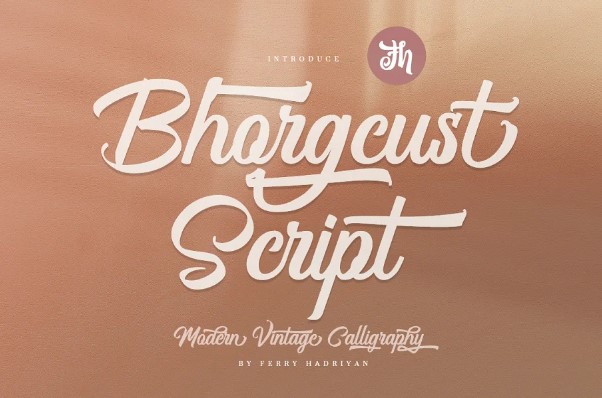 [Creativemarket] Bhorgcust - Script Font_0.jpg